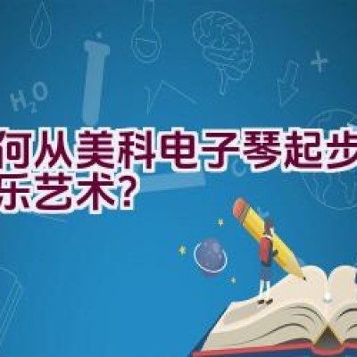 如何从美科电子琴起步掌握音乐艺术？