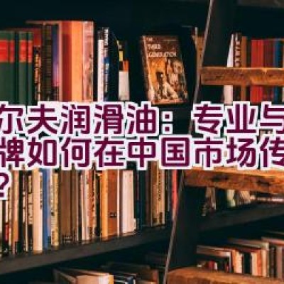 “埃尔夫润滑油：专业与高端品牌如何在中国市场传承并发展？”