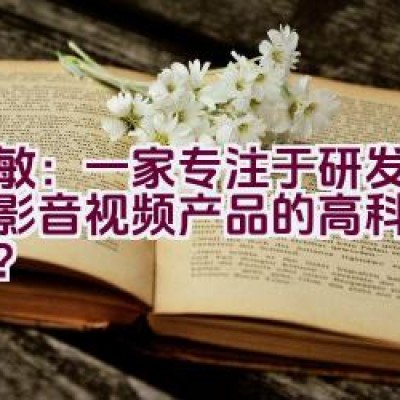 天敏：一家专注于研发计算机影音视频产品的高科技品牌吗？