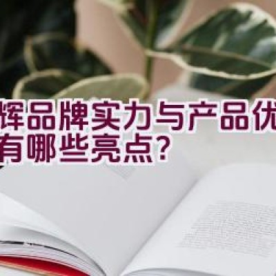 国辉品牌实力与产品优势介绍有哪些亮点？