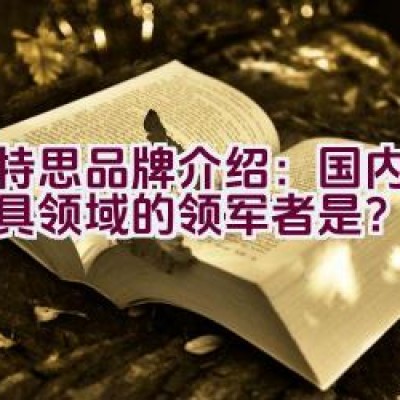 “帷特思品牌介绍：国内软体家具领域的领军者是？”