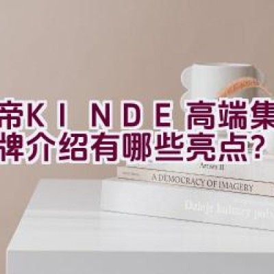 金帝(KINDE)高端集成灶品牌介绍有哪些亮点？