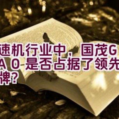 减速机行业中，国茂GUOMAO是否占据了领先地位的品牌？