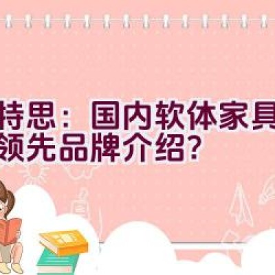 “帷特思：国内软体家具领域的领先品牌介绍？”