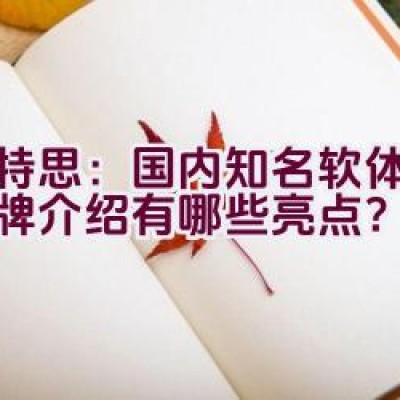 “帷特思：国内知名软体家具品牌介绍有哪些亮点？”