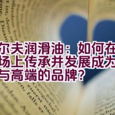 埃尔夫润滑油：如何在中国市场上传承并发展成为一个专业与高端的品牌？