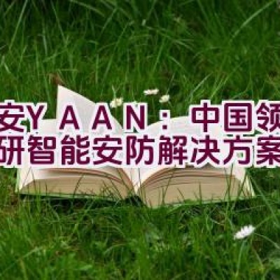 亚安YAAN：中国领先的自研智能安防解决方案提供商