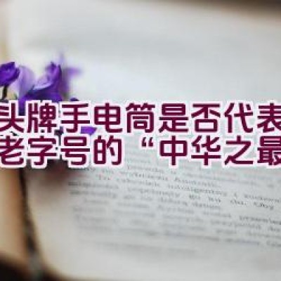 虎头牌手电筒是否代表着中华老字号的“中华之最”品牌？