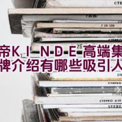 金帝(KINDE)高端集成灶品牌介绍有哪些吸引人的特点？