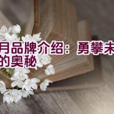 登月品牌介绍：勇攀未知星球的奥秘