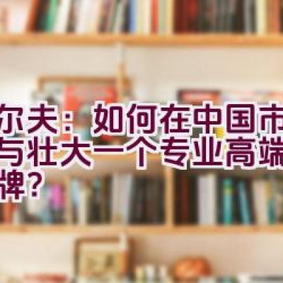 “埃尔夫：如何在中国市场传承与壮大一个专业高端润滑油品牌？”