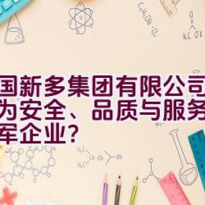 “中国新多集团有限公司：是否为安全、品质与服务的门业领军企业？”