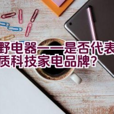 夏野电器——是否代表着高品质科技家电品牌？