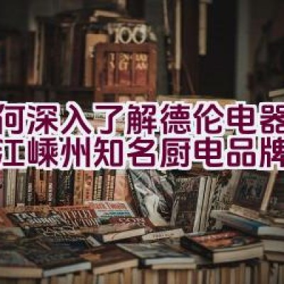 如何深入了解德伦电器——浙江嵊州知名厨电品牌？