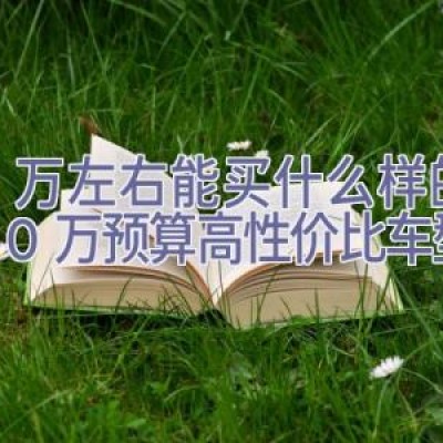 10万左右能买什么样的车，10万预算高性价比车型推荐