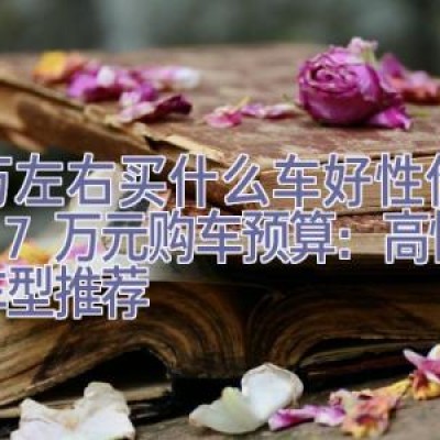 7万左右买什么车好性价比高，7万元购车预算：高性价比车型推荐