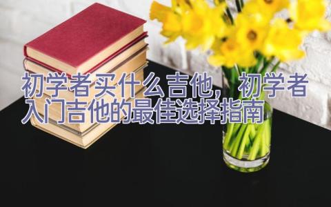 初学者买什么吉他，初学者入门吉他的最佳选择指南